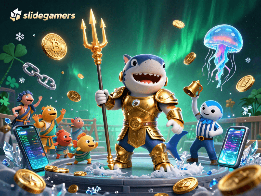 Play with excitement in slidegamers featuring vibrant underwater challenges and thrilling casino elements.