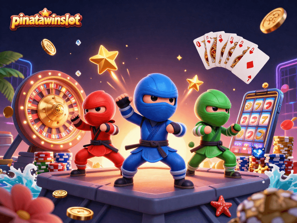 Engage with exciting pinatawinsslot gameplay as chameleons unleash fun in a vibrant casino atmosphere.