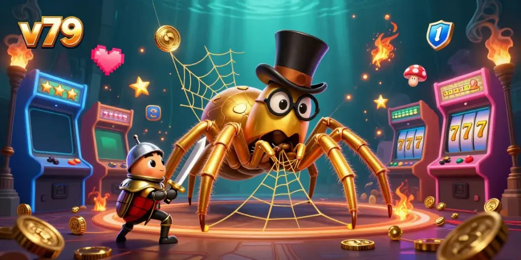 Experience thrilling wins with v79 as golden games and colorful characters explore the casino world.