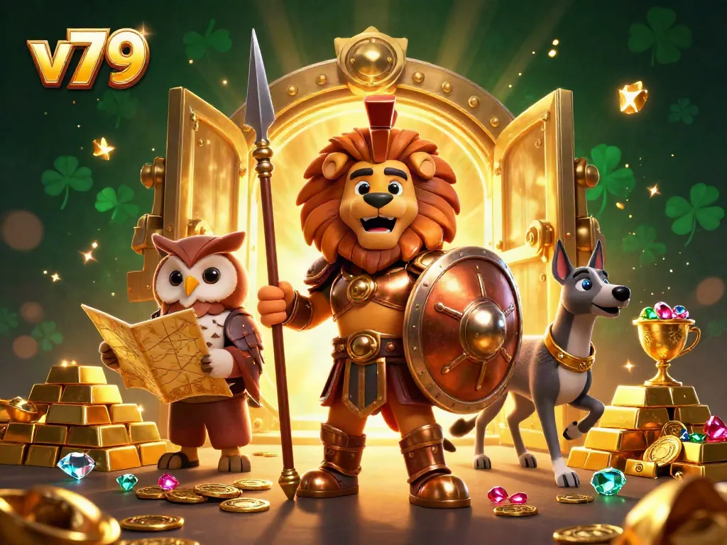 Experience winning thrills with v79 in this dynamic casino adventure scene.