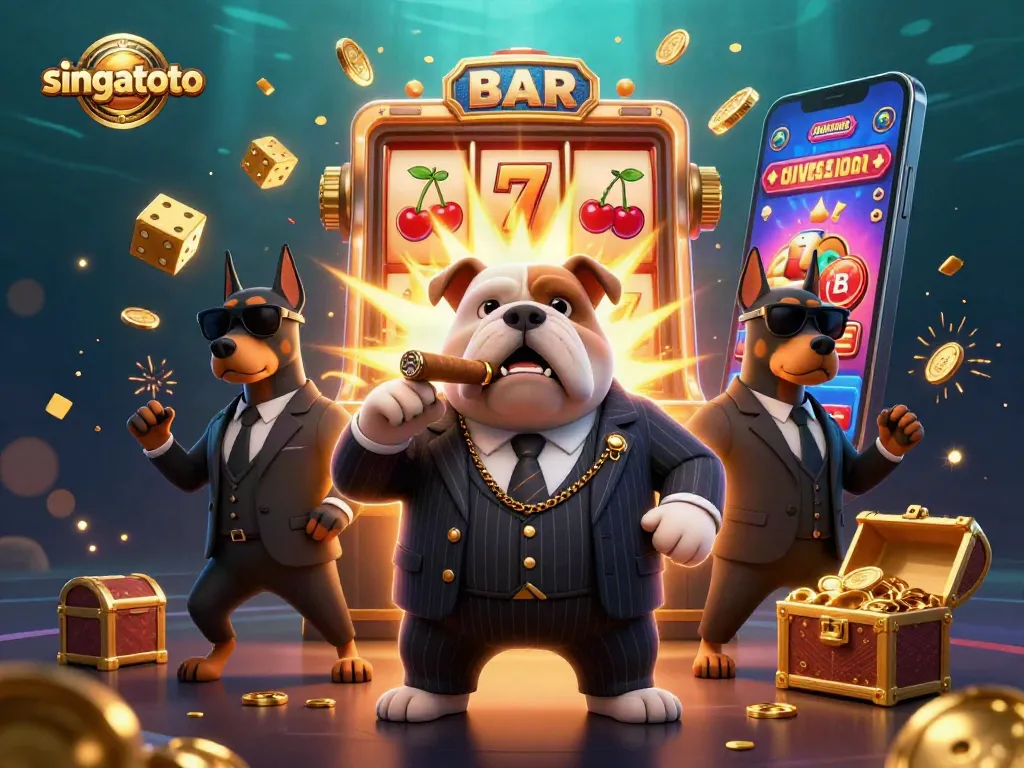 Experience thrilling gameplay at singatoto with charismatic casino characters and vibrant gaming elements.
