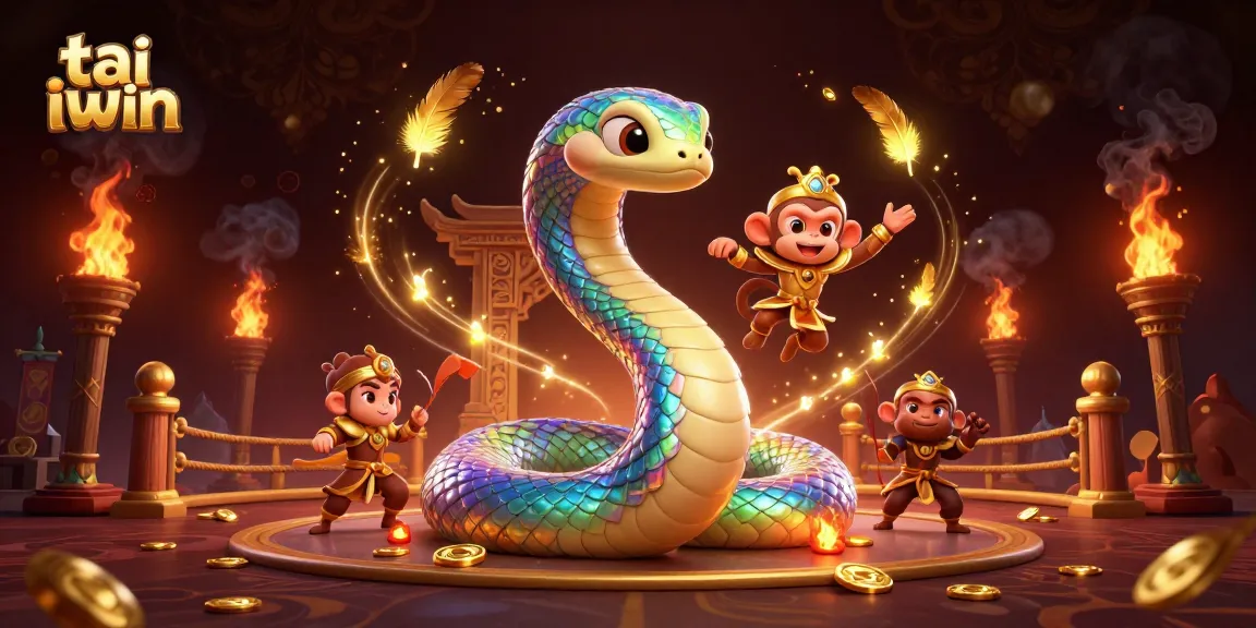 Experience the excitement of tai iwin with a vibrant, action-packed 3D casino scene.