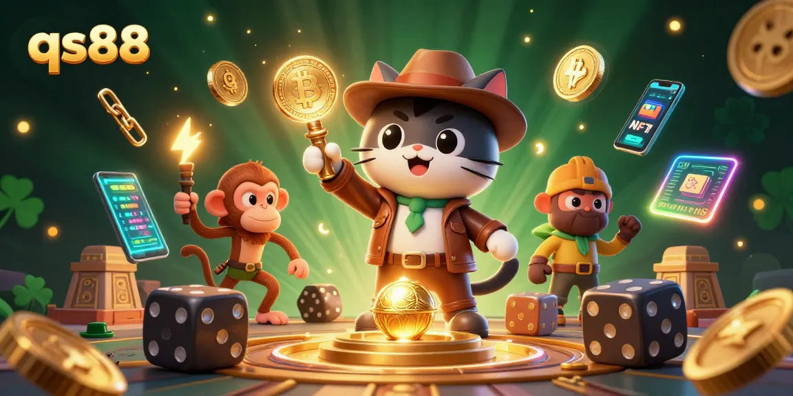 Experience thrilling gameplay at qs88 with an archaeologist cat finding casino treasures in an ancient temple.