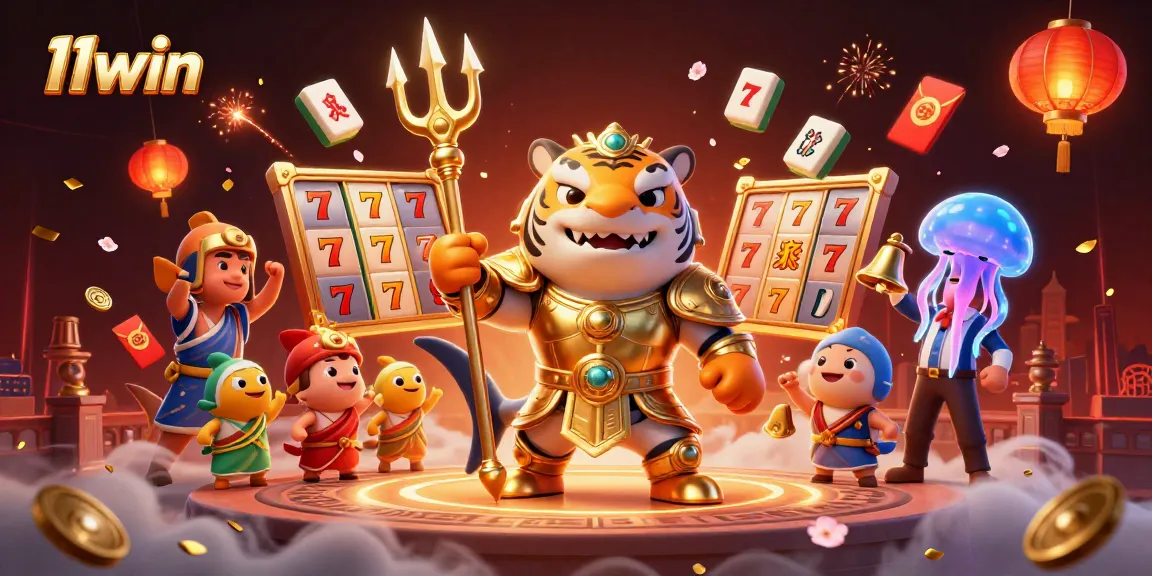 Experience thrilling gameplay with 11win's immersive casino atmosphere featuring vibrant characters.